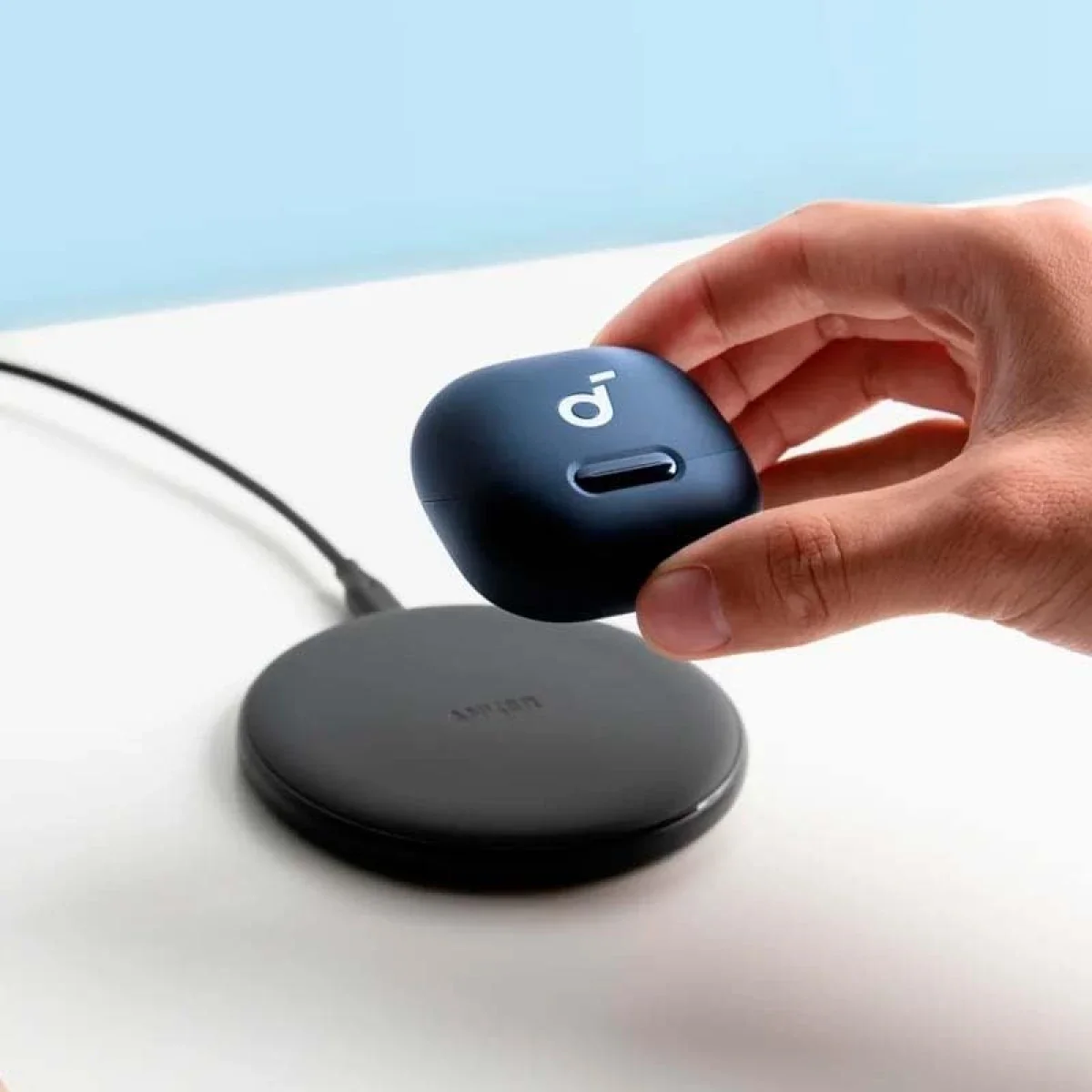 Anker Soundcore Liberty 4 NC Wireless Noise Cancelling Earbuds, Navy Blue - Thumbnail 6