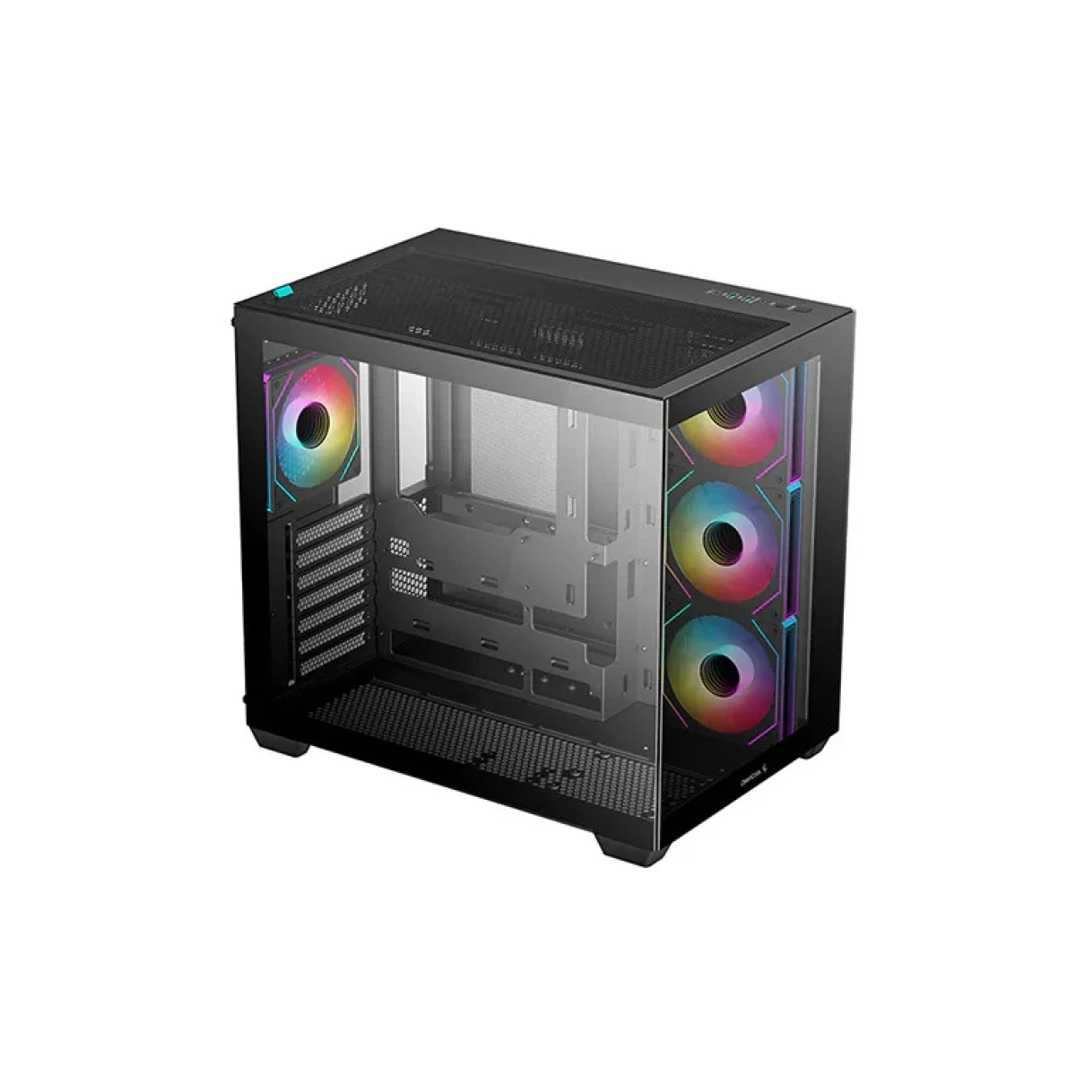 هيكل كمبيوتر DeepCool CG530 4F ميد تاور ATX بانورامي أسود بزجاج مقوى و4 مراوح ARGB - Thumbnail 2