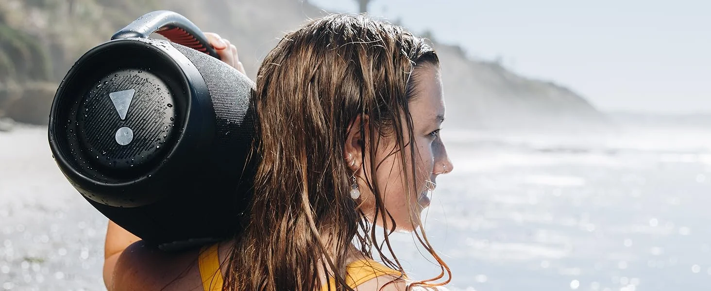 مكبر صوت محمول JBL Boombox 3 بتقنية بلوتوث وباس عميق ومقاومة IPX7 وتشغيل 24 ساعة - Squad - Image 7