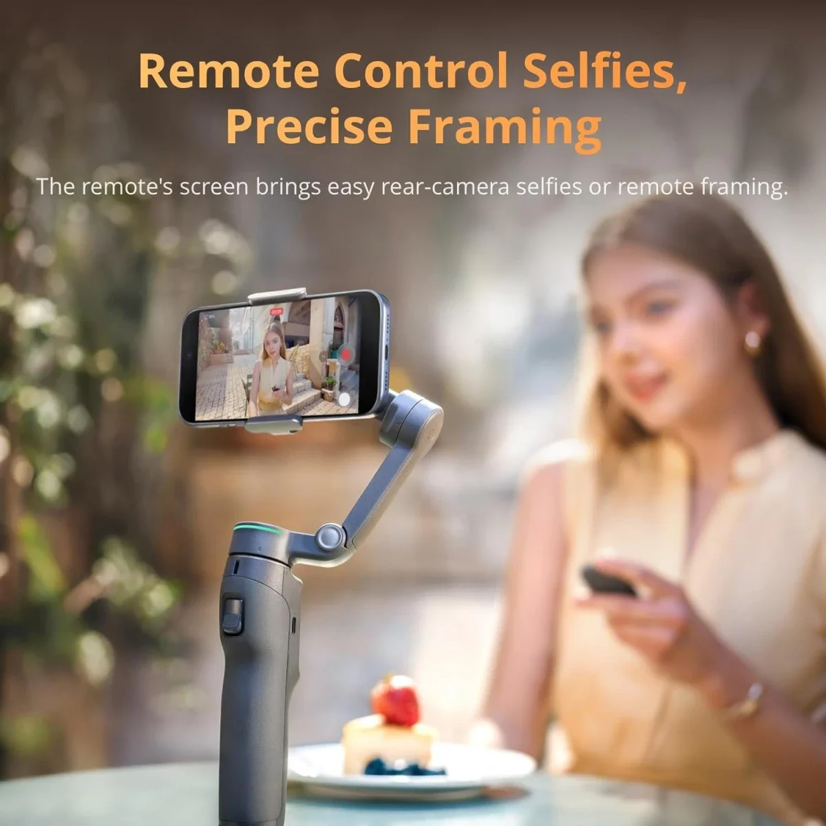 مثبت هاتف DJI Osmo Mobile 8P ثلاثي المحاور مع جهاز تحكم عن بُعد - Image 8