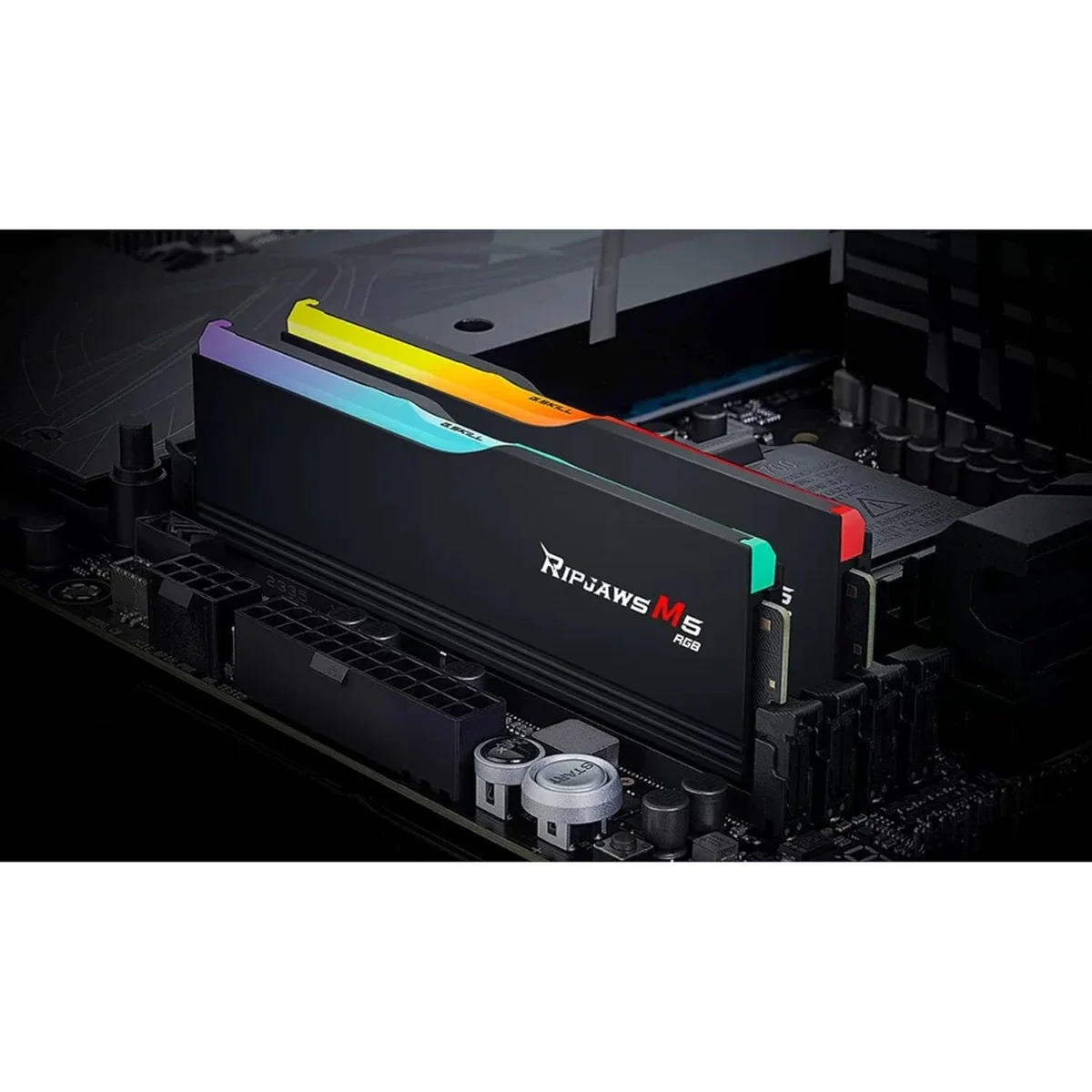 ذاكرة مكتبية G.SKILL Ripjaws M5 RGB سعة 32GB (2x16GB) DDR5 بسرعة 6000 MT/s أسود - Image 3