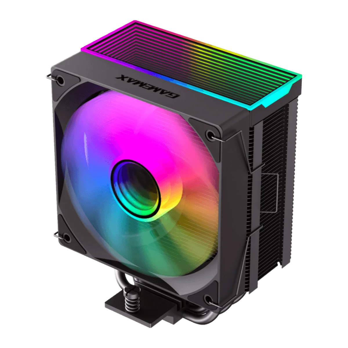 GameMax Sigma 550 Infinity BK ARGB CPU Air Cooler, 220W, 120mm PWM Fan, 5 Direct-Touch Heatpipes, Infinity Mirror, 1-Year Warranty - Image 2