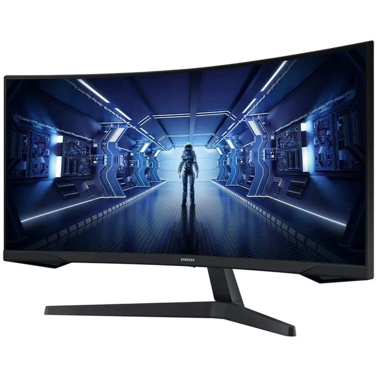 شاشة ألعاب Samsung Odyssey G5 مقاس 34 إنش Ultra-WQHD منحنية، 165Hz، 1ms، HDR، FreeSync Premium - Thumbnail 2