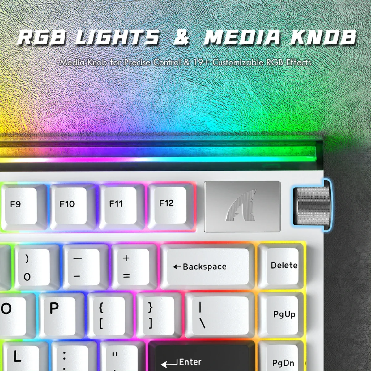 ATTACK SHARK R85 HE 75% Wired Magnetic Gaming Keyboard - Starry White - Image 8