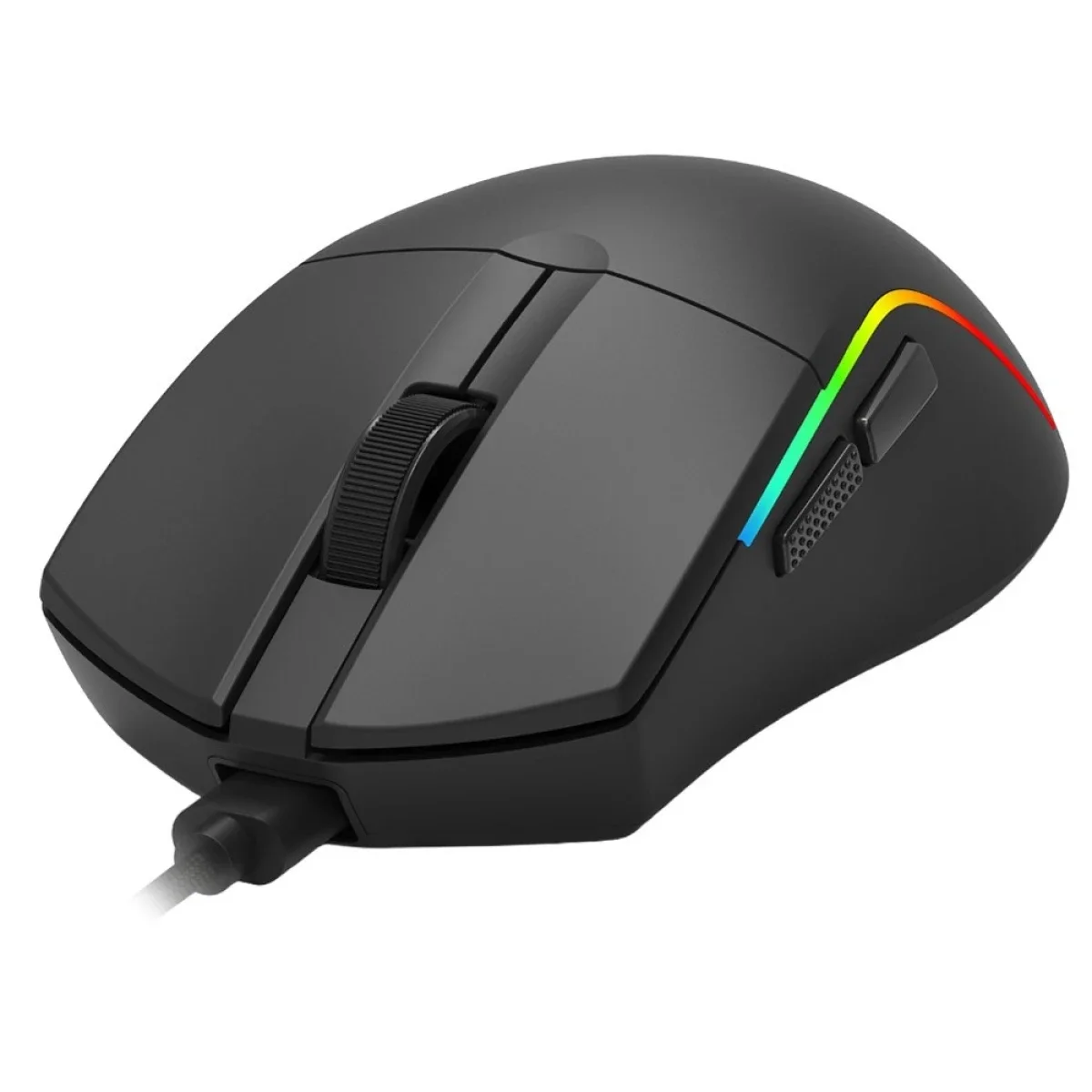 ماوس ألعاب Redragon M816 Deicide سلكي USB-C بدقة 4000 DPI وإضاءة RGB، أسود
