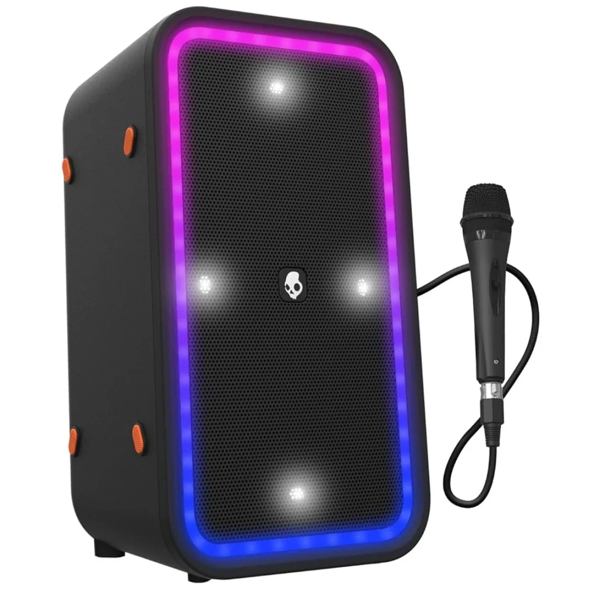 سماعة Skullcandy Stomp XL بلوتوث محمولة مقاومة للماء IPX5 ببطارية 12 ساعة، أسود