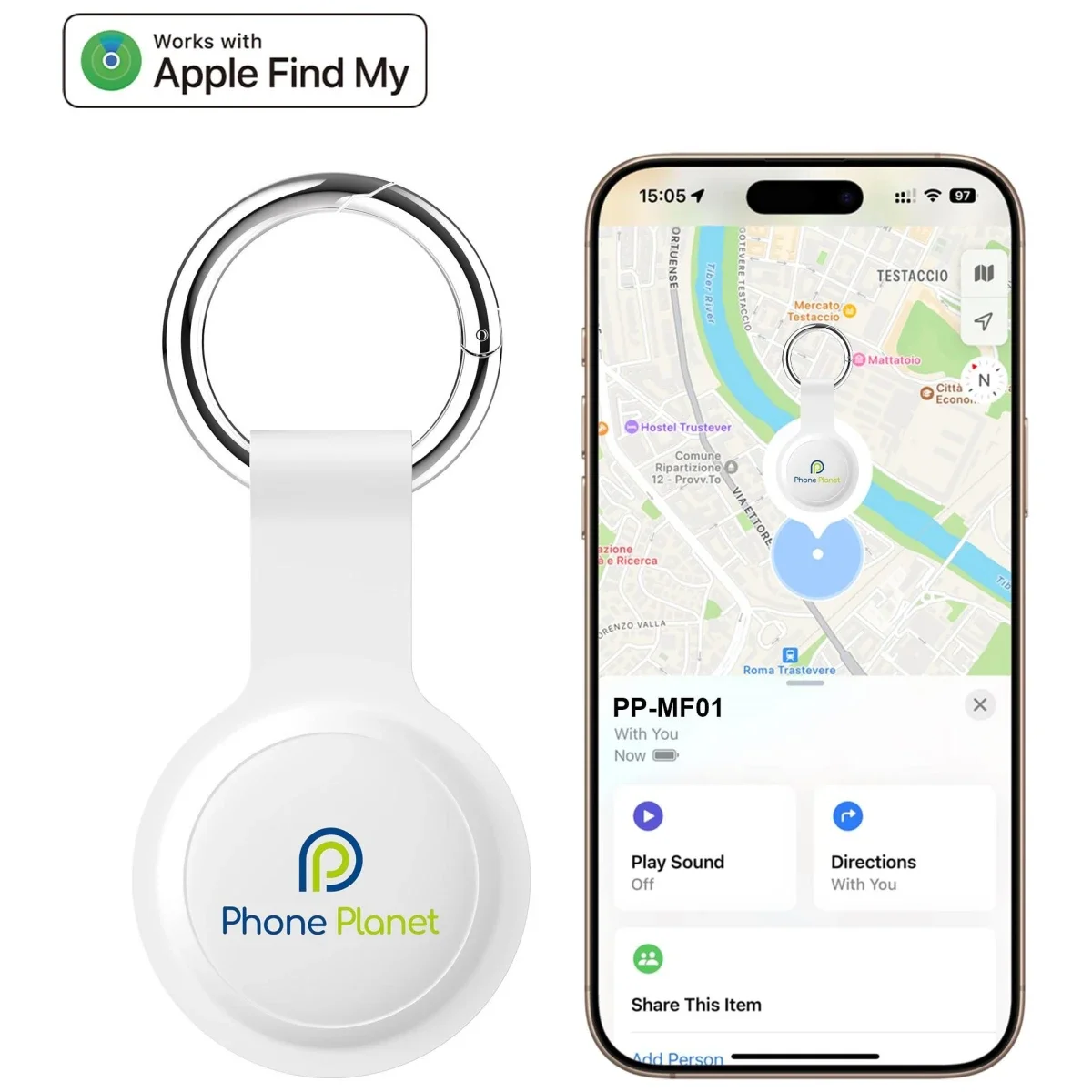 Phone Planet PP-MF02 Bluetooth Tracking Device - Image 5