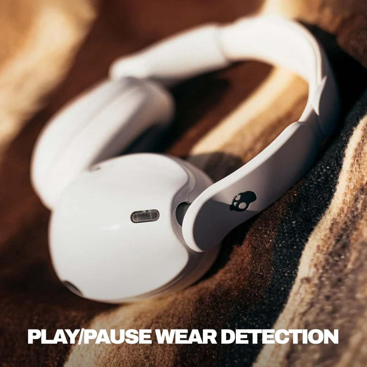 Skullcandy Hesh 540 ANC Wireless Over-Ear Bluetooth Headphones with THX Spatial Audio - Bone - Thumbnail 9
