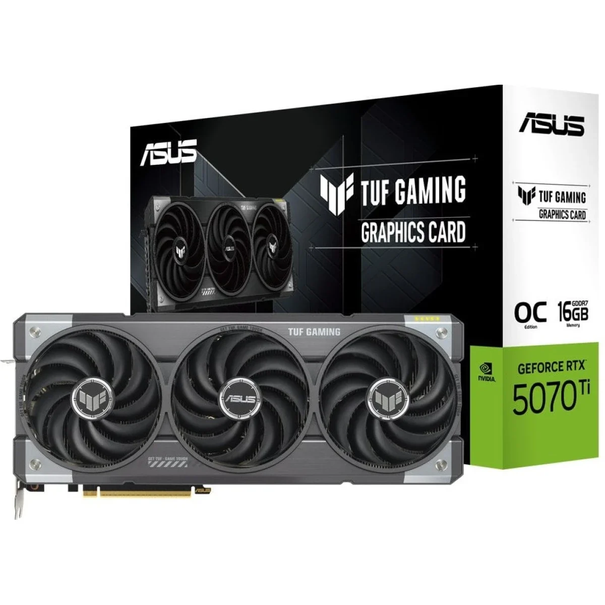 Asus TUF Gaming GeForce RTX 5070 Ti OC Edition 16GB GDDR7 Graphics Card - Image 1