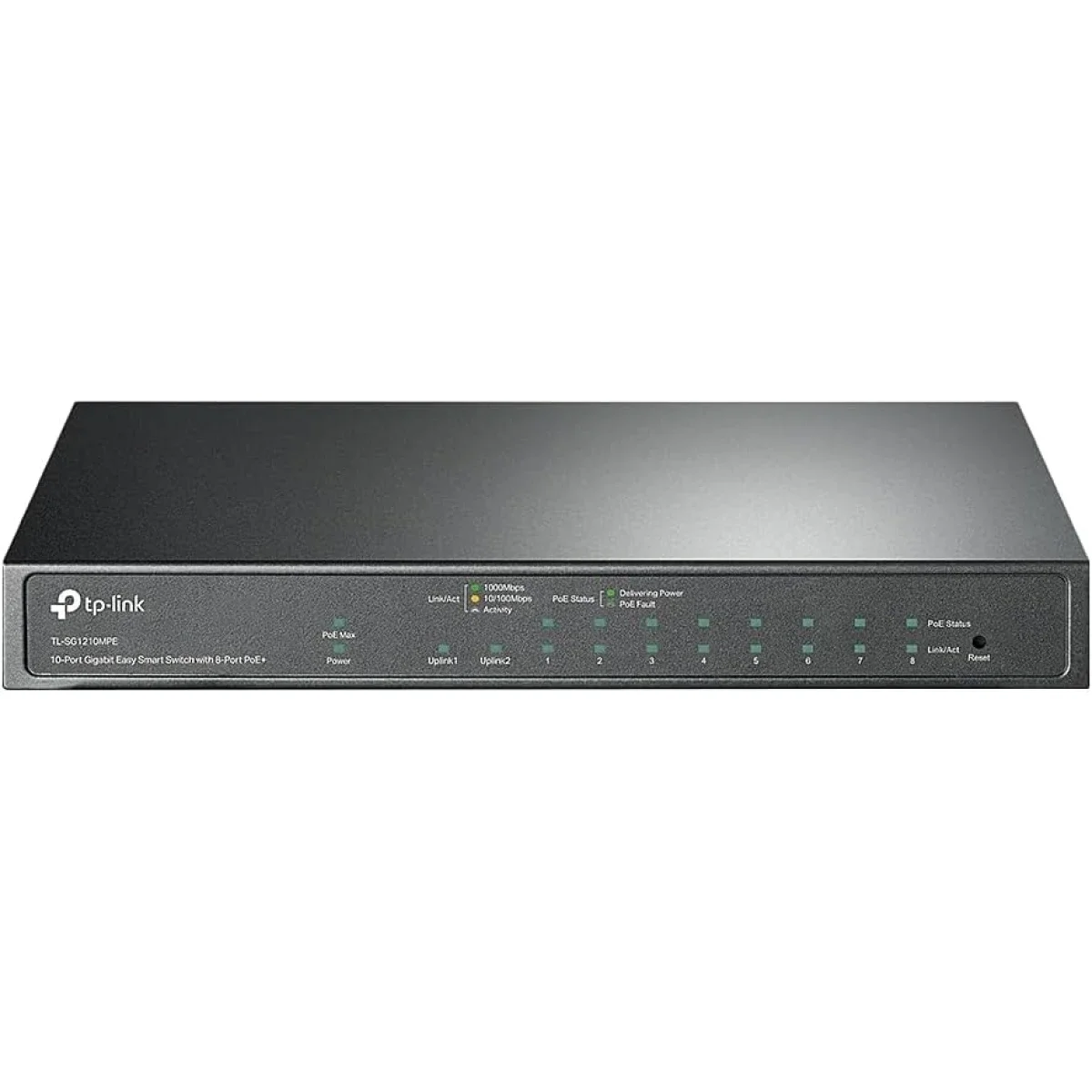 سويتش شبكة TP-LINK TL-SG1210MPE جيجابت 10 منافذ سهل الإدارة مع 8 منافذ PoE+ بقدرة 123W - Image 4