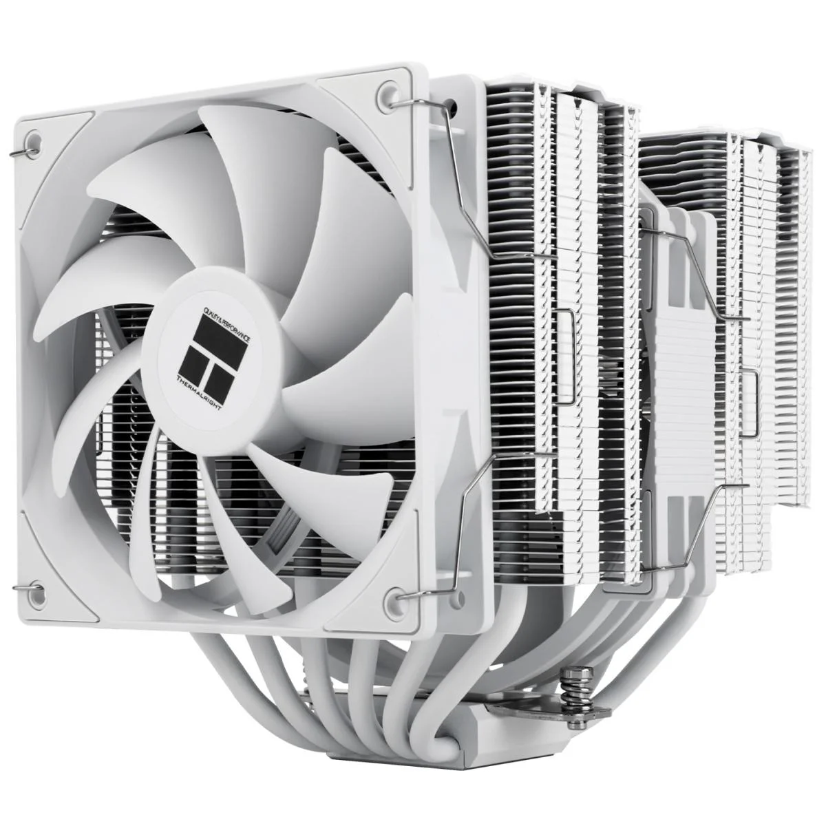 مبرد هوائي للمعالج Thermalright Peerless Assassin 140 أبيض ثنائي البرج بمروحتين