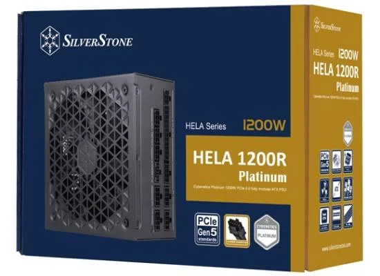 SilverStone HELA 1200R 1200W 80 Plus Platinum Fully Modular ATX 3.0 Power Supply - Image 3