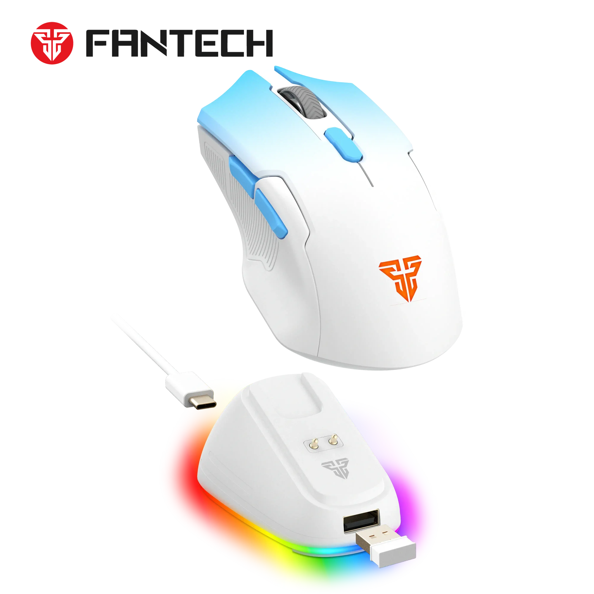 Fantech WG11V2RD CRUISER II Wireless Gaming Mouse Blue