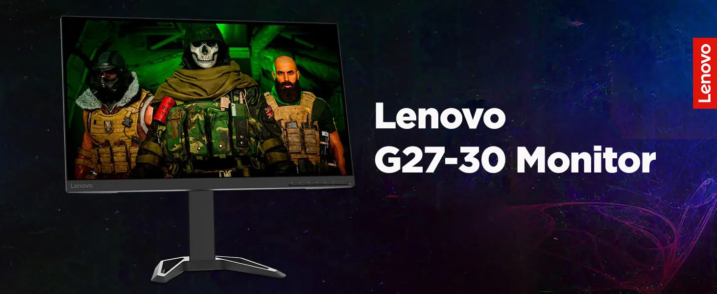 شاشة ألعاب Lenovo G27-30 مقاس 27 إنش FHD، 165Hz، 1ms، FreeSync Premium - Thumbnail 9