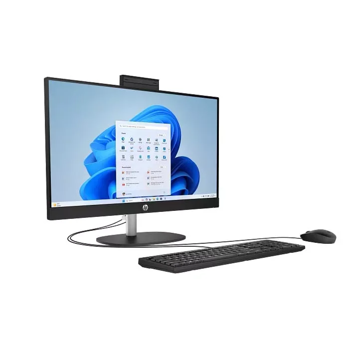 كمبيوتر مكتبي الكل في واحد HP 24-CR2049NE بميزات AI، Core Ultra 7-255U، رام 8GB DDR5، تخزين 512GB NVMe SSD، DOS، أسود – D2LK6EA - Thumbnail 3
