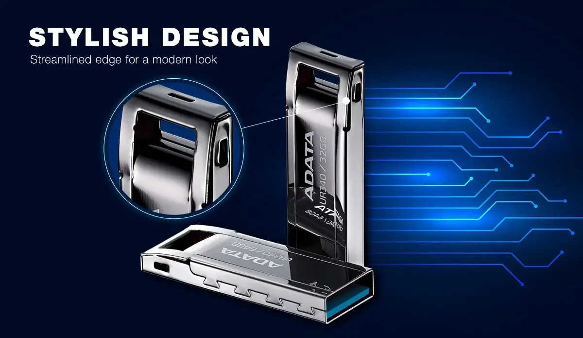 فلاش USB ADATA UR340 سعة 128GB USB 3.2 Gen 1 - Thumbnail 6