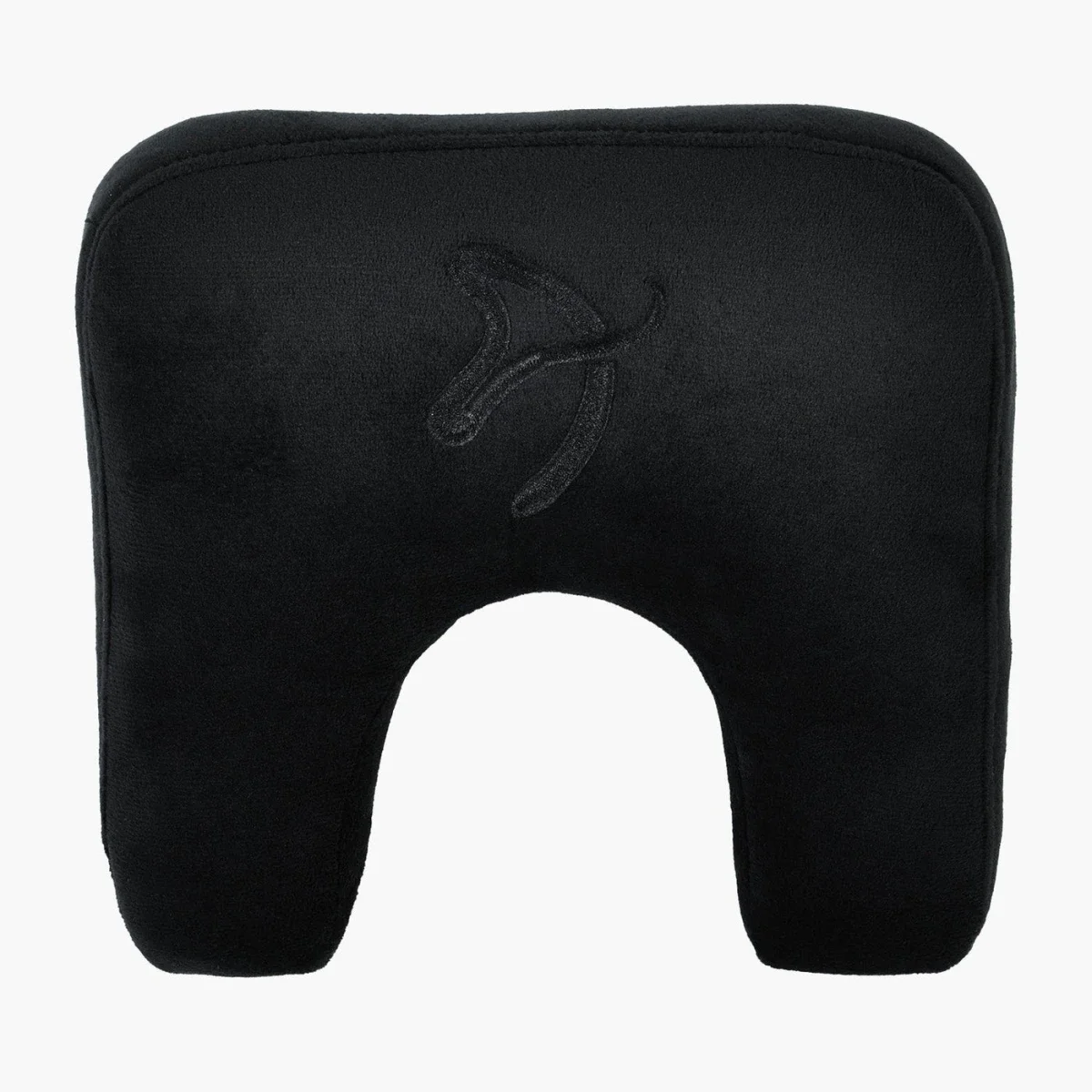 وسادة رقبة Arozzi Neck Pillow مريحة من إسفنج الذاكرة للرأس والرقبة، مخملية سوداء - Image 3