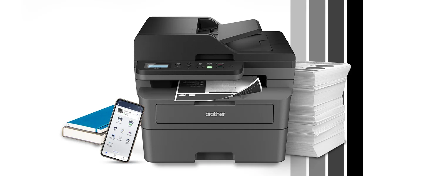 BROTHER DCP-L2640DW Wireless Monochrome Laser 3-in-1 Printer with 50-Page ADF - Thumbnail 11
