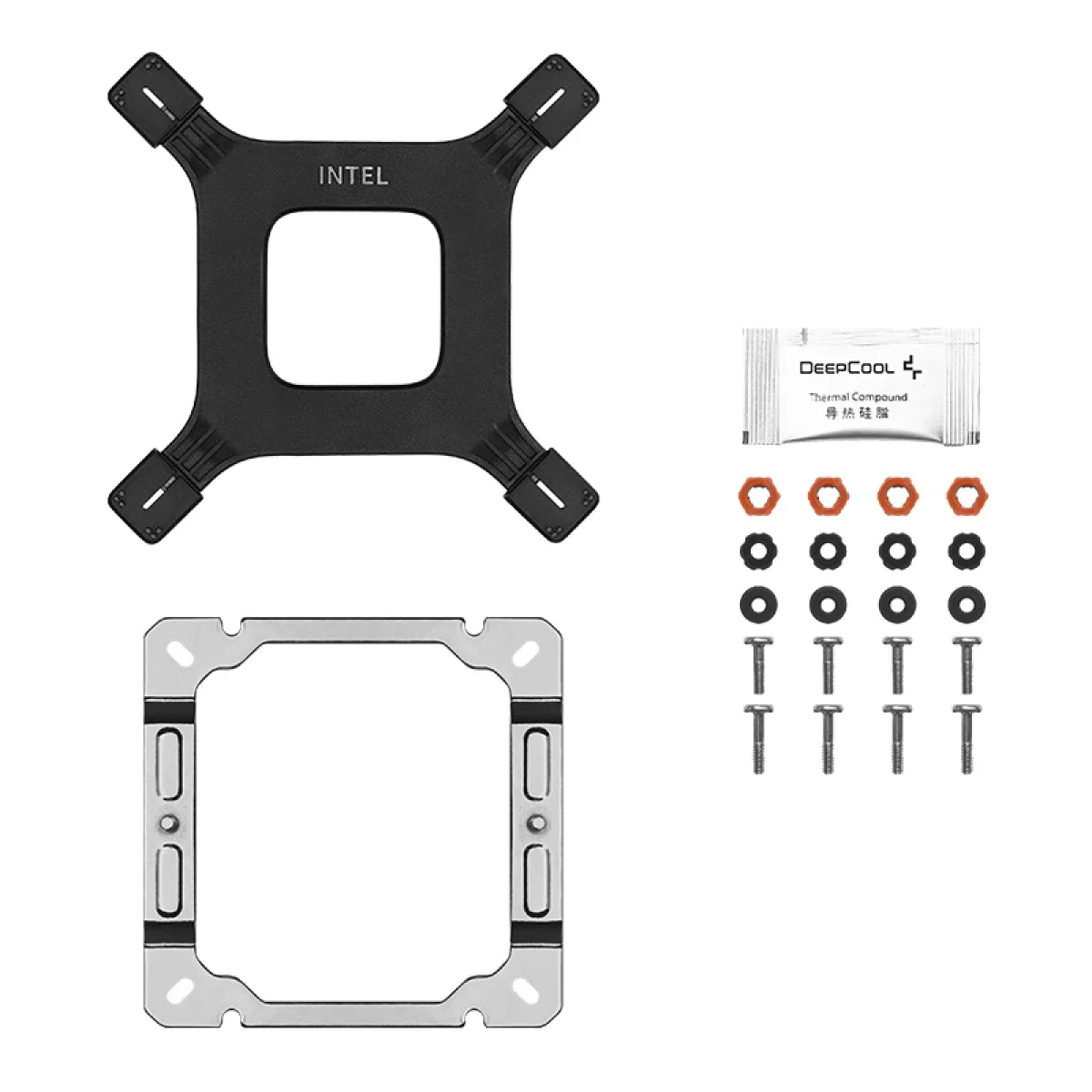 مبرد معالج DeepCool GAMMAXX AG400 ARGB أبيض بمروحة PWM 120 ملم و4 أنابيب حرارية، يدعم LGA 1700 - Image 8