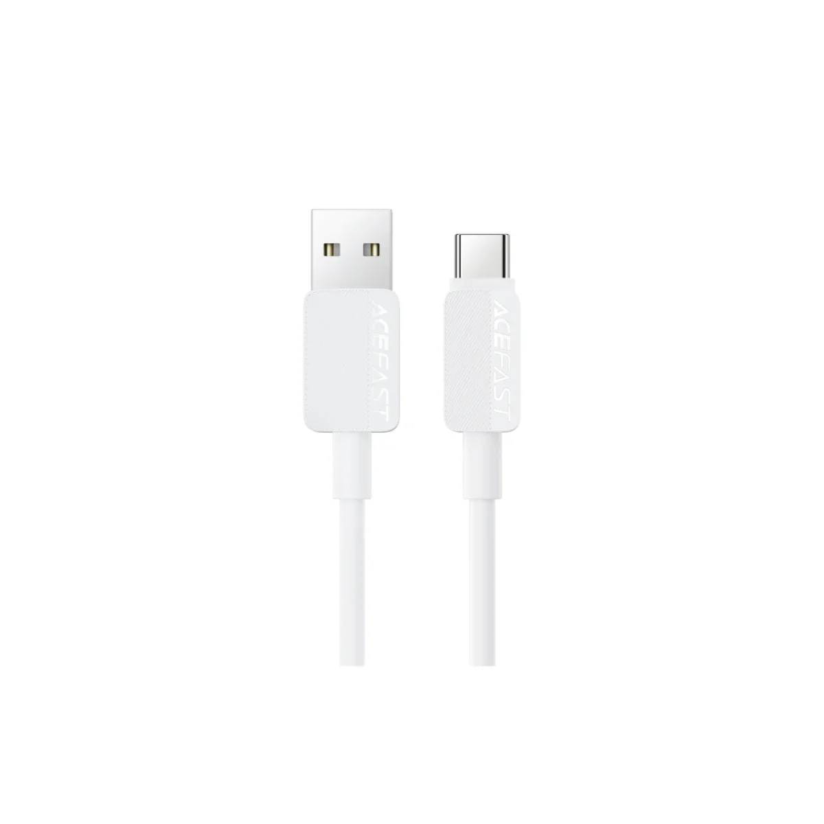 ACEFAST C26-04 18W USB-A to USB-C PVC Charging and Data Cable – White - Image 2
