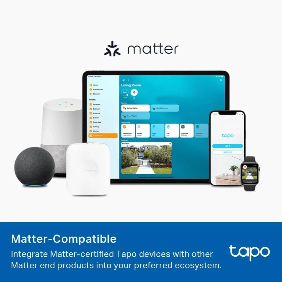 TP-LINK Tapo L535E Smart Wi-Fi Light Bulb 1100 Lumens RGBW Matter Certified - Image 3