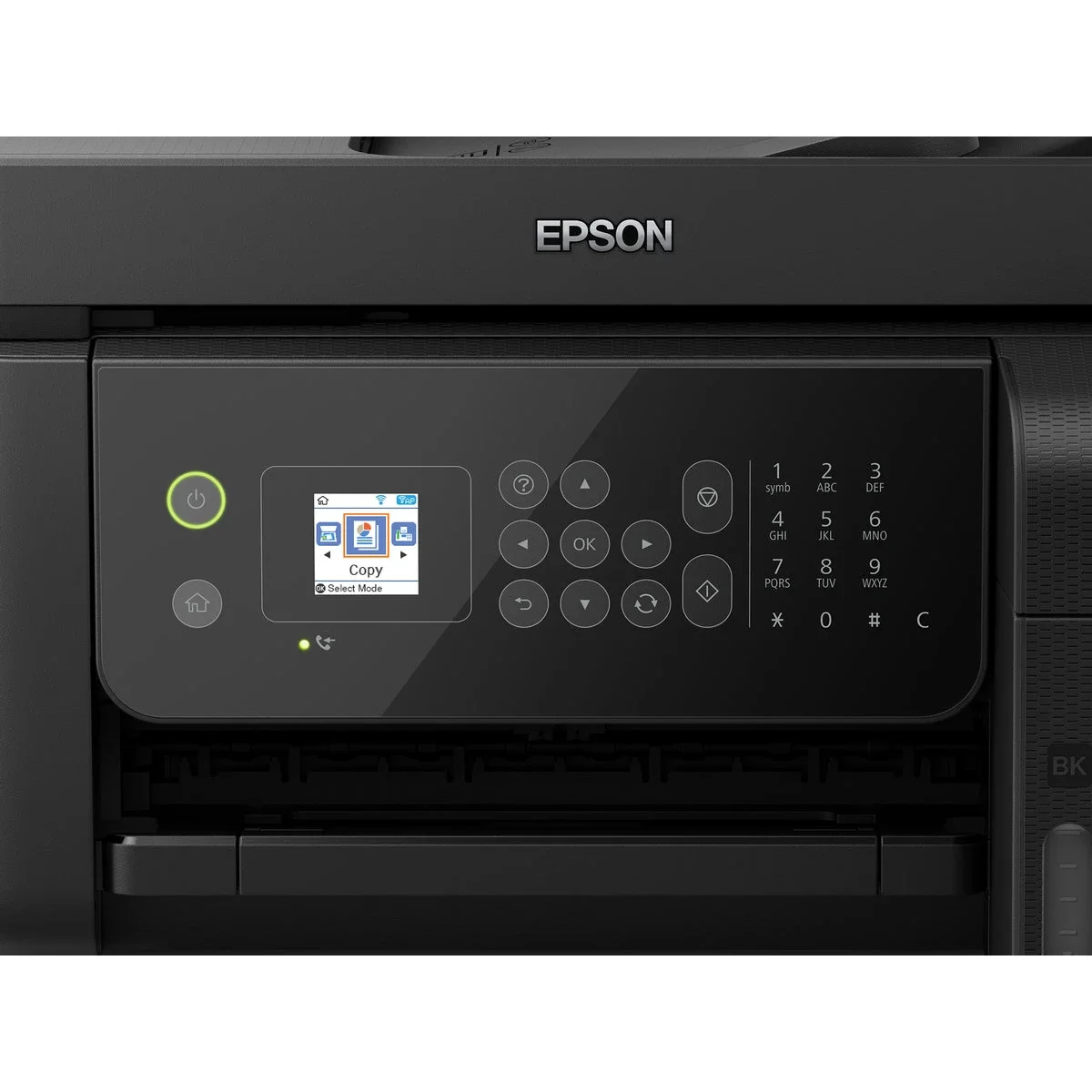 طابعة EPSON EcoTank L5290 الكل في واحد A4 ملونة بخزان حبر مع ADF وWi‑Fi وشاشة LCD بسرعة 33ppm/15ppm - أسود - Image 2