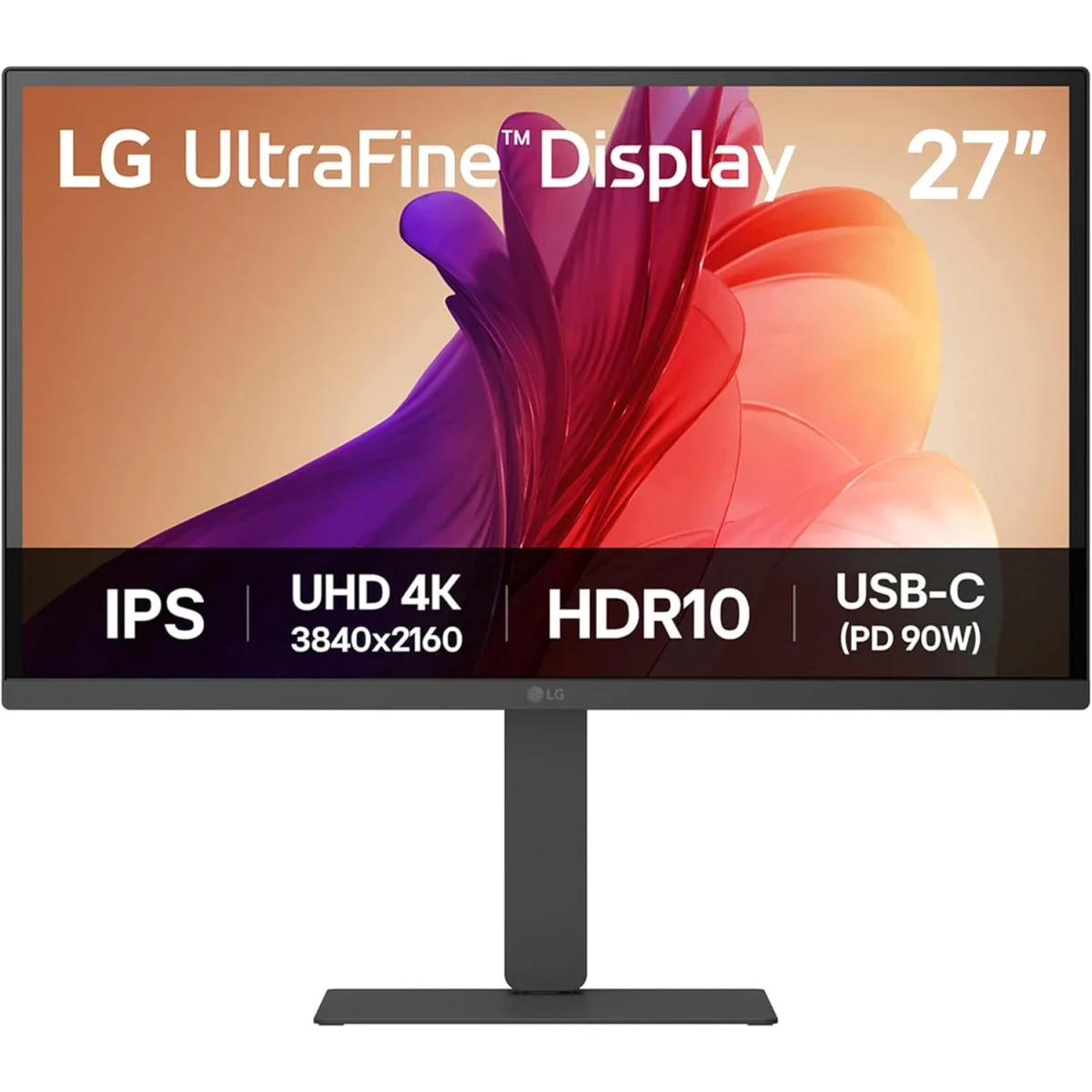 LG 27U730A-B UltraFine 27-Inch 4K UHD IPS Monitor with USB-C 90W