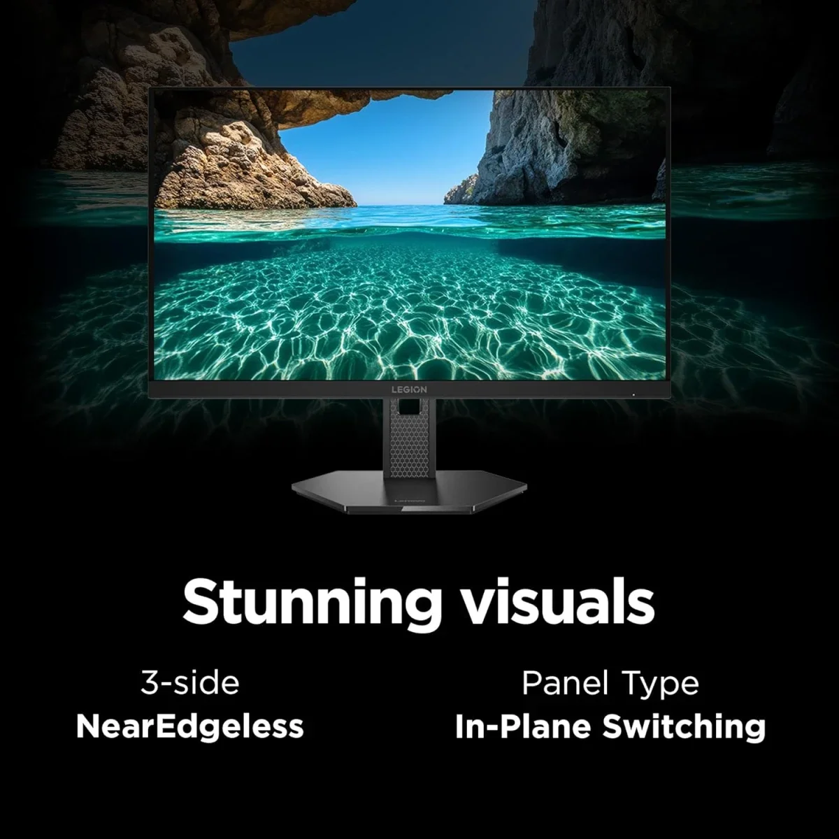 شاشة ألعاب Lenovo Legion 27Q-11 مقاس 27 إنش QHD IPS بتردد 300 هرتز - Thumbnail 4