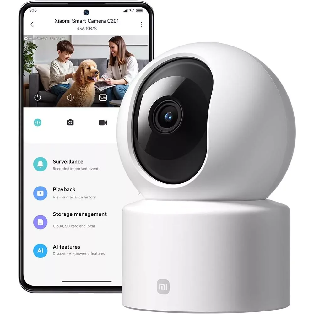 Xiaomi Smart Camera C201 1080p FHD with Security Chip BHR0BGL