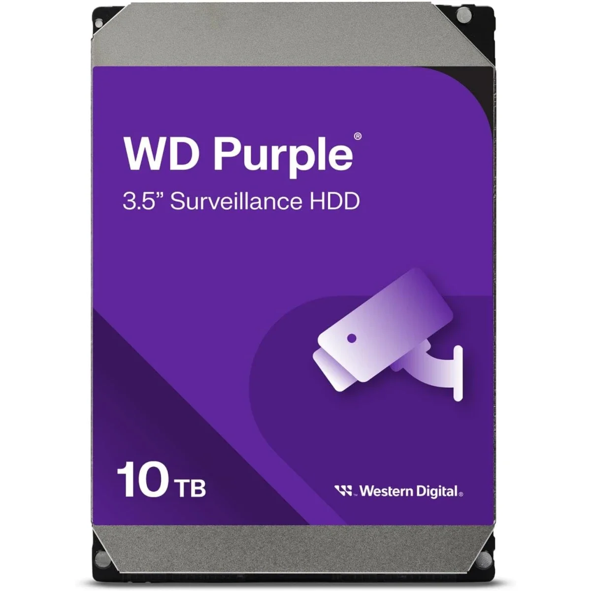 Western Digital WD Purple 10TB Surveillance Hard Drive 3.5-inch SATA 7200 RPM 256MB Cache - Image 2