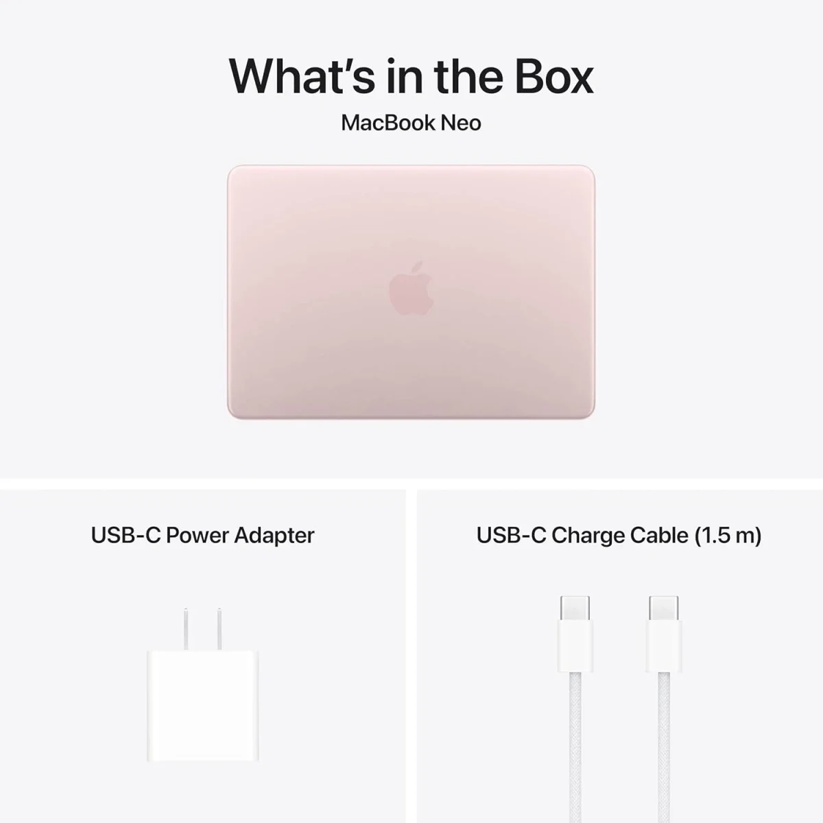 Apple MacBook NEO 13 (2026) A18 Pro 8GB RAM 256GB SSD 13-inch 2.4K IPS Laptop - Blush - Image 7