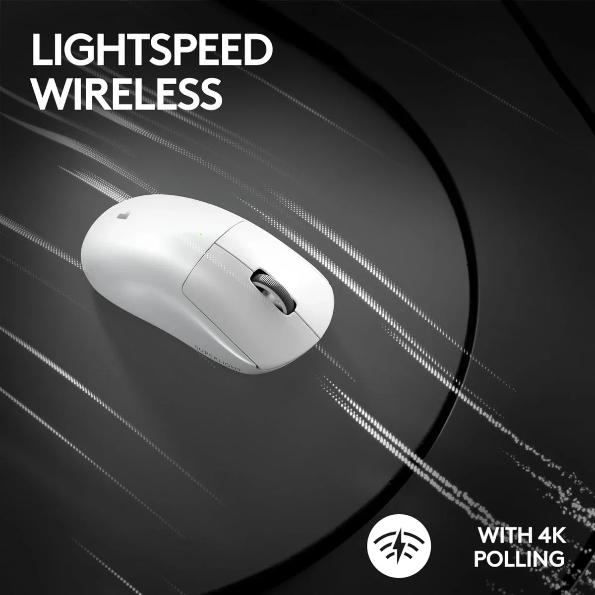 ماوس ألعاب Logitech G PRO X SUPERLIGHT 2 LIGHTSPEED لاسلكي، معدل Polling ‏4K، دقة 32,000 DPI، أبيض - Thumbnail 7