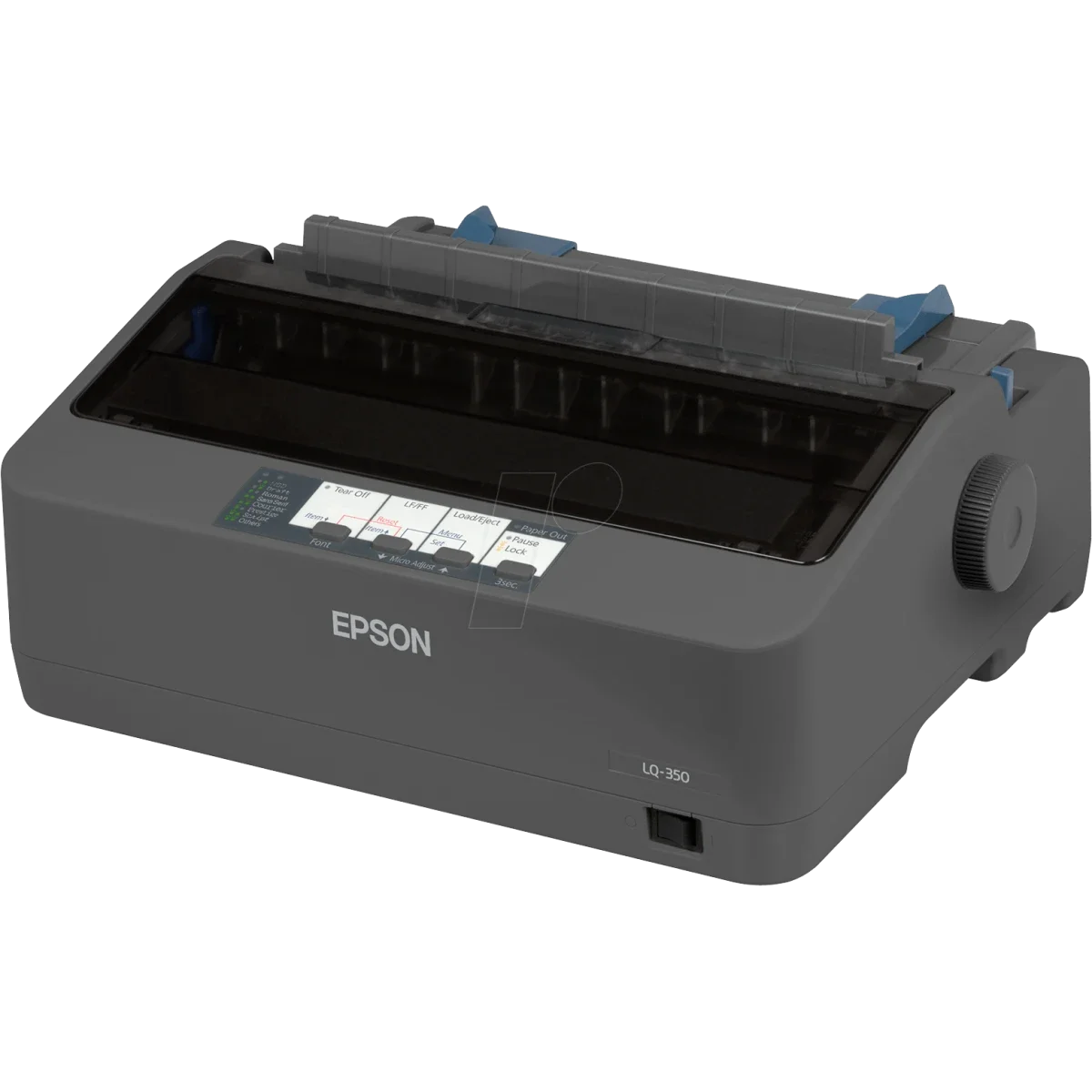 EPSON LQ-350 24-Pin 80-Column Dot Matrix Printer, 360 x 180 DPI, Gray - Thumbnail 2
