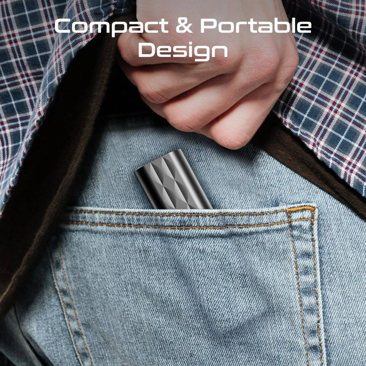عدة السفر وكابل الشحن Promate PERK USB-C بقدرة 60 واط - أسود - Image 5