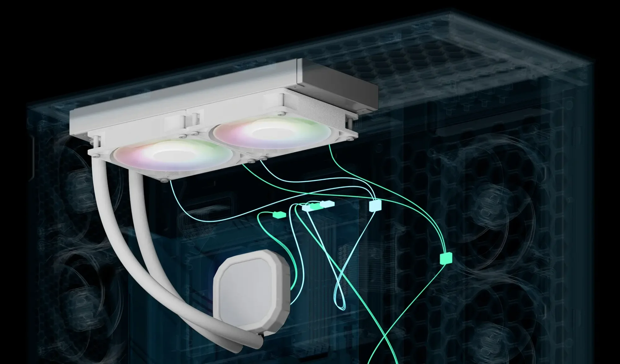 مبرد سائل للمعالج ARCTIC Freezer III Pro 240 A-RGB أبيض الكل في واحد - Image 8