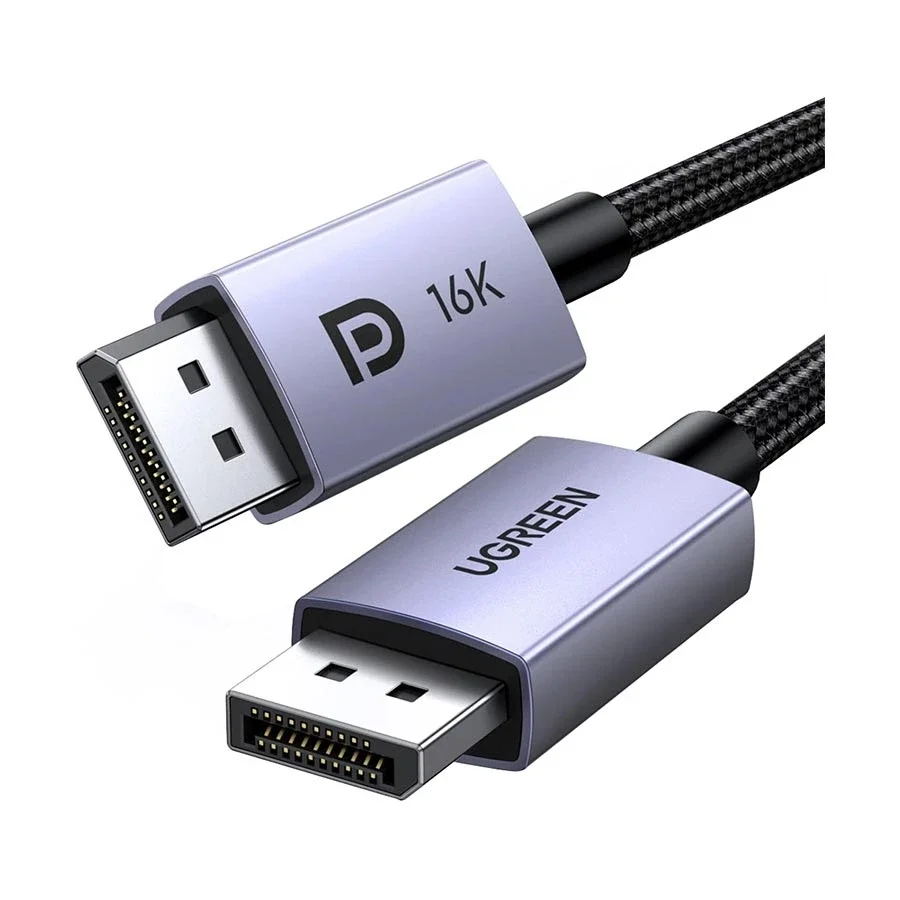 Ugreen DP118 15383 DisplayPort 2.1 Cable 80Gbps 16K@30Hz VESA Certified 1m - Image 1