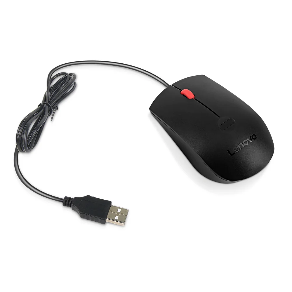 ماوس Lenovo 4Y50Q64661 ببصمة حيوية USB، 1600 DPI، أسود - Thumbnail 4