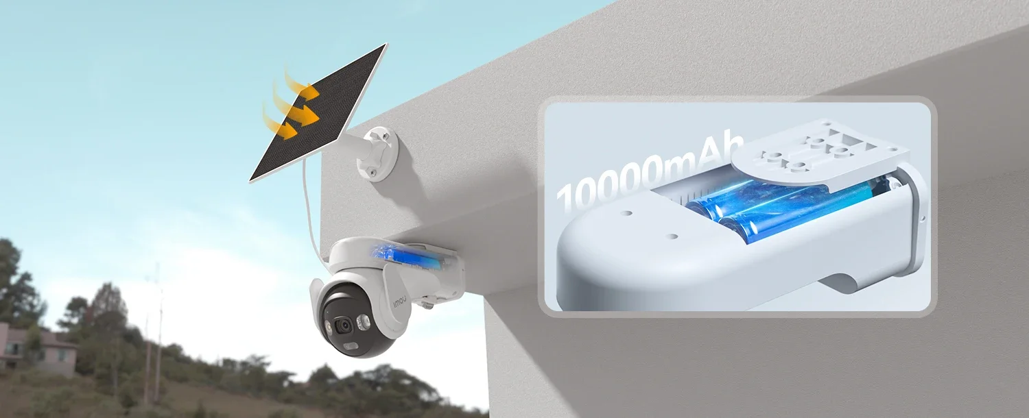 كاميرا مراقبة خارجية PTZ من IMOU AOV PT 5MP بدقة 3K مع لوح شمسي و4G LTE + Wi‑Fi وبطارية 10000mAh - Image 11