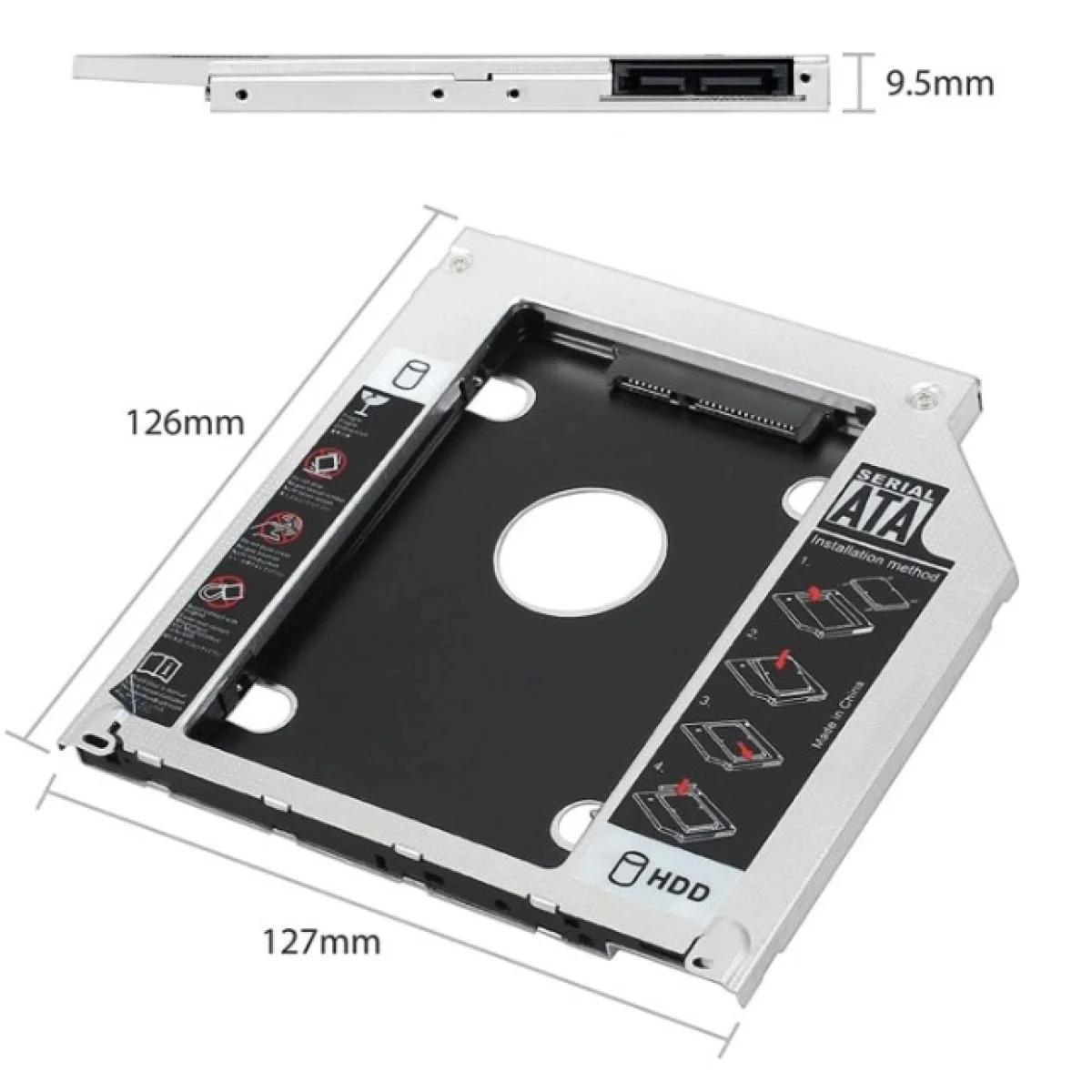 كادي هارد HAING HI-1021 لأقراص HDD وSSD مقاس 2.5 إنش SATA بسماكة 9 مم - Image 5