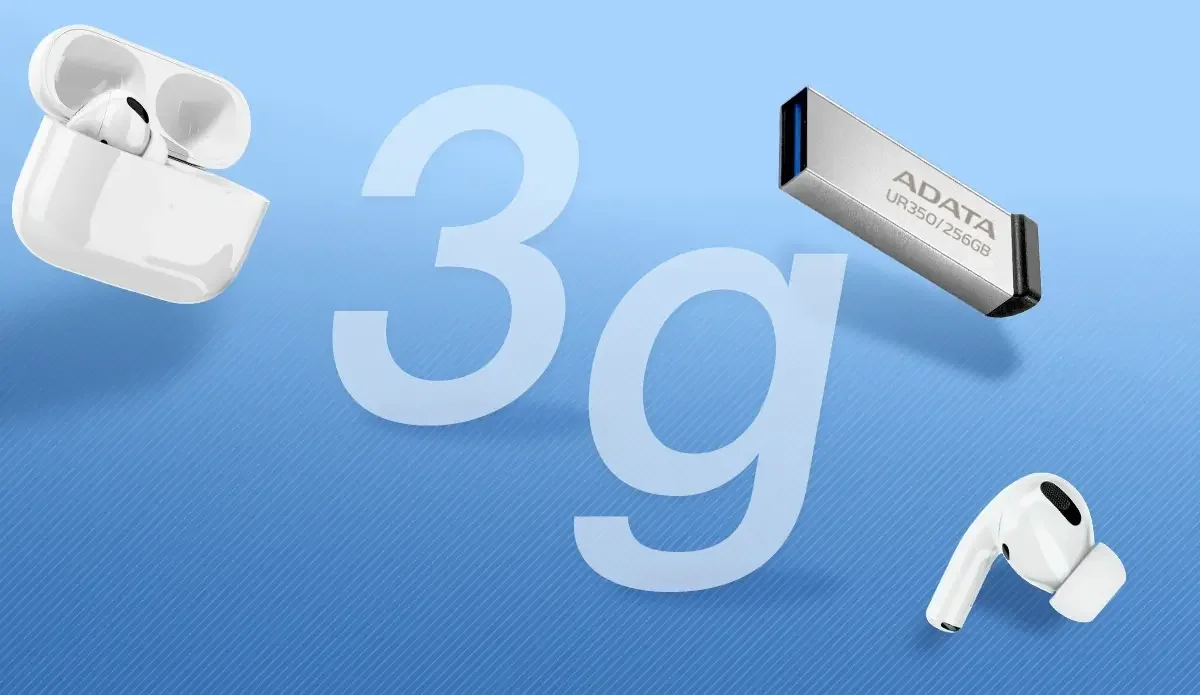 ADATA UR350 128GB USB 3.2 Gen 1 Flash Drive Beige - Image 6