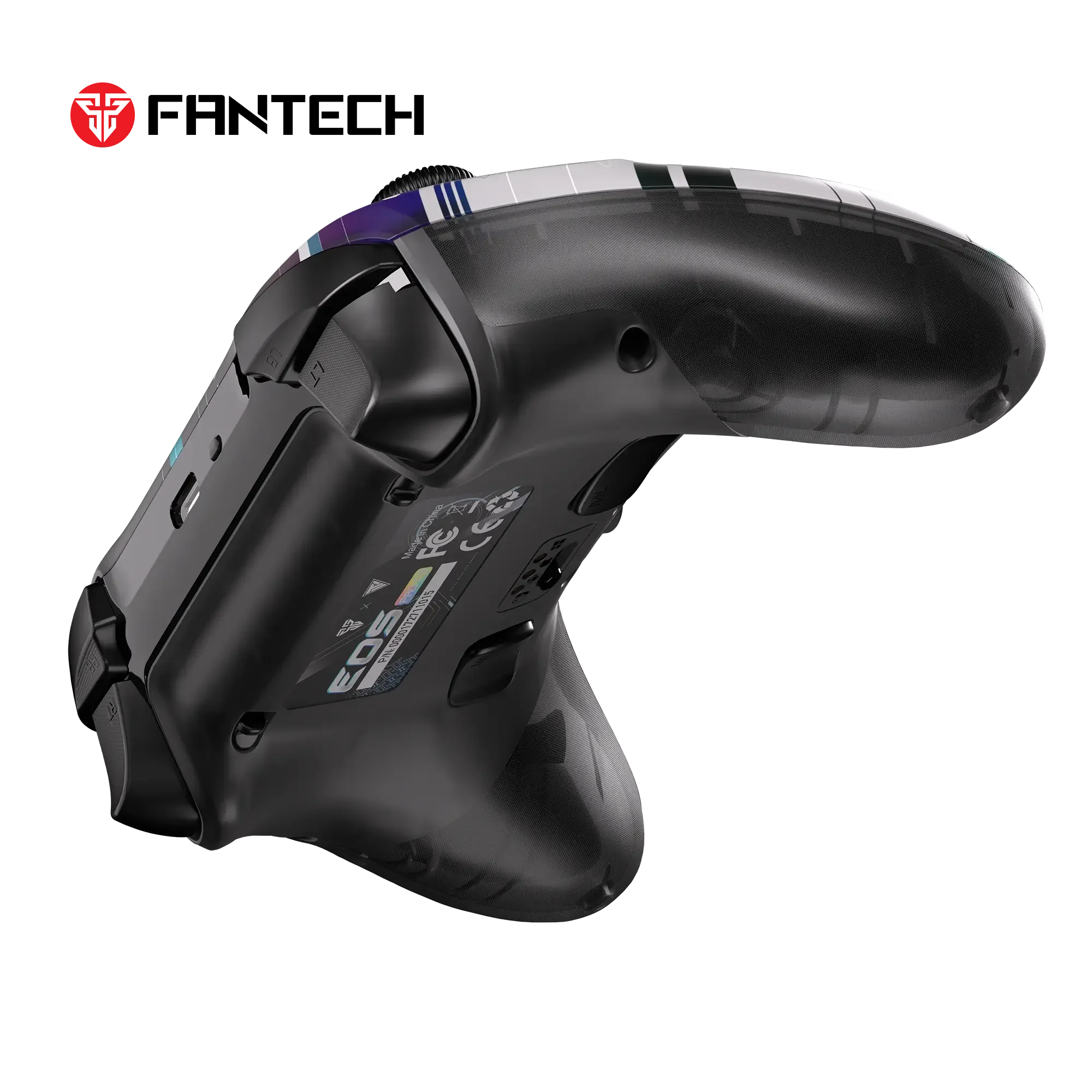 يد تحكم ألعاب Fantech EOS Pro II S WGP15V2S لاسلكية بأزرار ميكانيكية - Geminus Black - Image 6