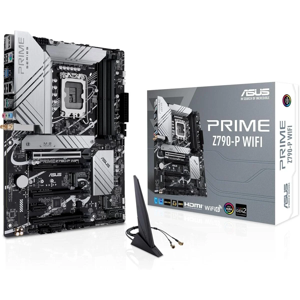 لوحة أم ألعاب ASUS Prime Z790-P WiFi 6 ‏ATX، مقبس LGA 1700، DDR5، PCIe 5.0