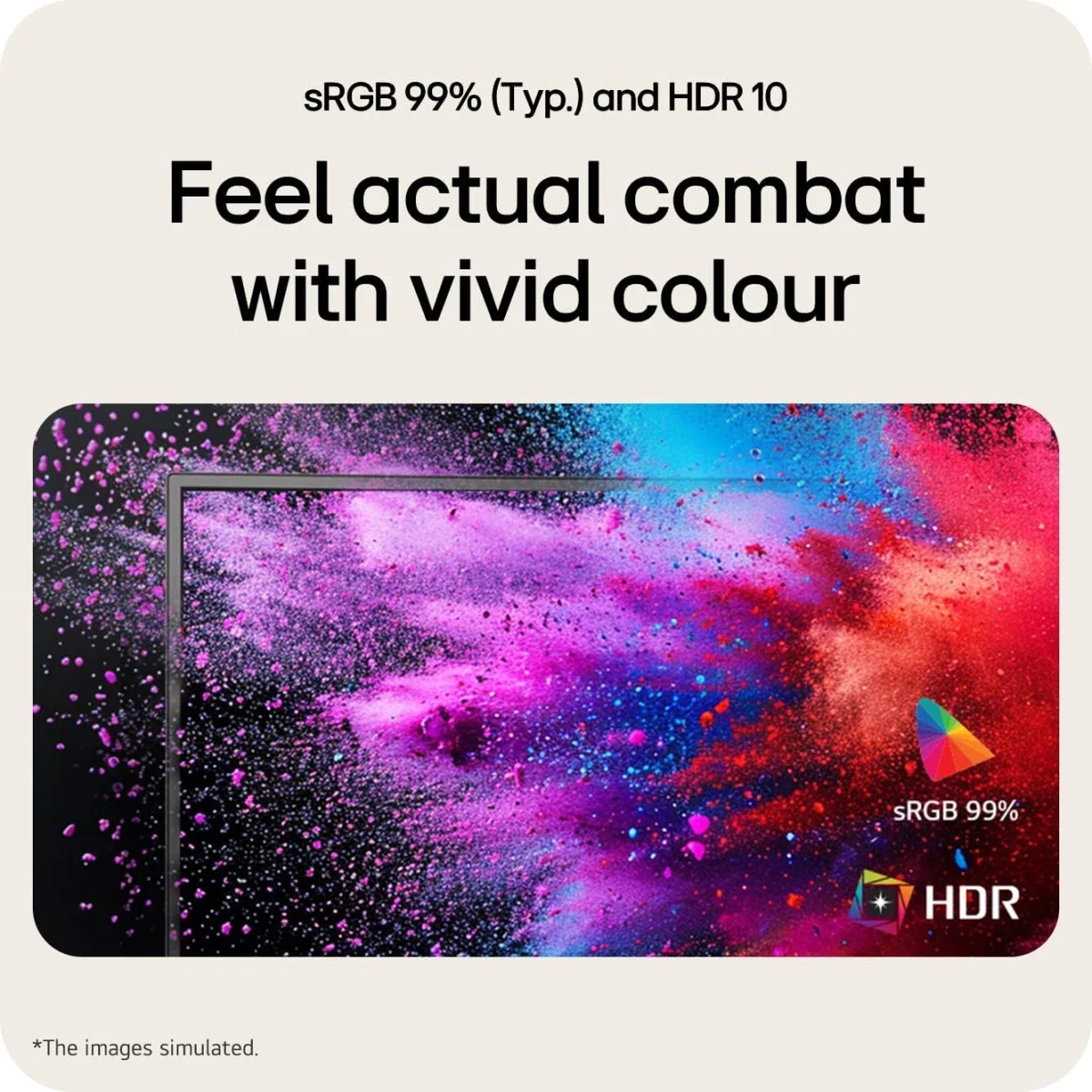 شاشة LG 22U401A مقاس 21.5 إنش IPS بدقة Full HD، 100 هرتز، 1 مللي ثانية، HDR10، HDMI وVGA - أسود - Thumbnail 5