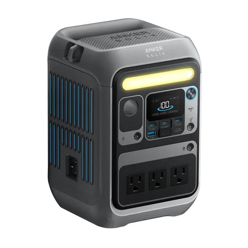 محطة طاقة محمولة Anker SOLIX C300 سعة 288Wh وقدرة 300W رمادي غامق – A17222Z1 - Image 2