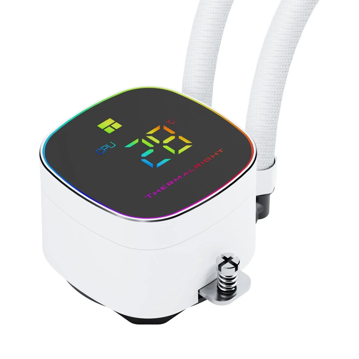 Thermalright Frozen Horizon 360 Digital ARGB White 360mm CPU Liquid Cooler TL-Q12W - Thumbnail 2