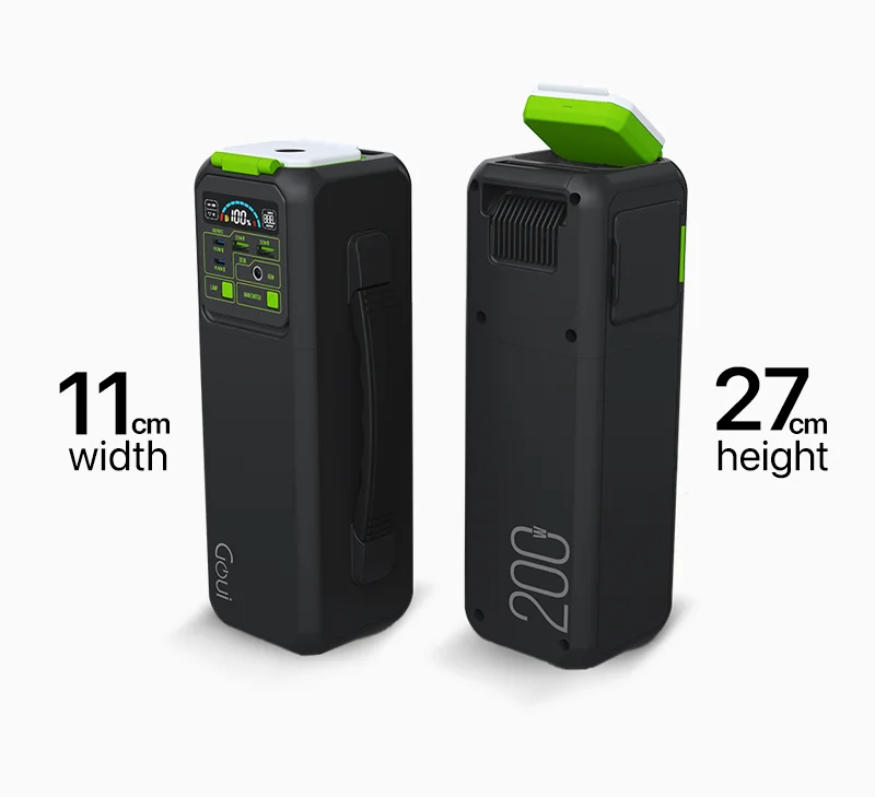 Goui Beast 200W Portable Power Station 209Wh with LED Flashlight - Thumbnail 8