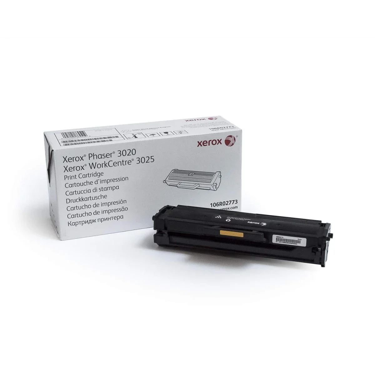 خرطوشة تونر Xerox 106R02773 أصلية سوداء لطابعات Phaser 3020/3025