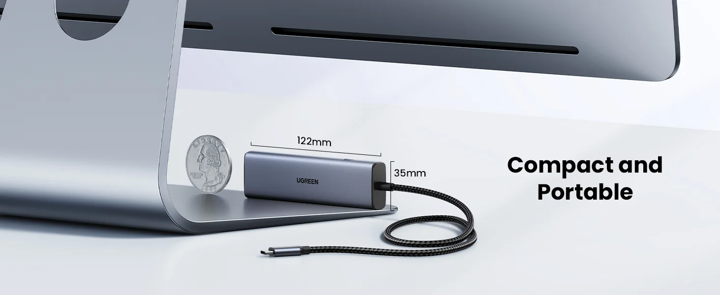 Ugreen 6-in-1 USB-C Hub to Ethernet Adapter with 10Gbps USB 3.2 and Gigabit RJ45 - Image 20