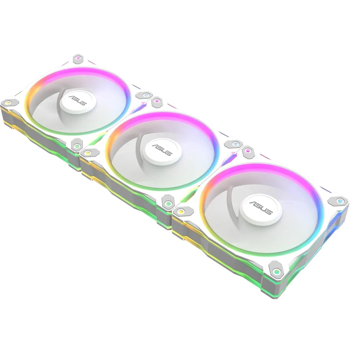 Asus Prime MR120 ARGB Case Fan Triple Pack White - Thumbnail 8