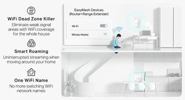 راوتر Wi‑Fi ‏4G+ Cat6 من TP-LINK Archer MR505 AC1200 مع منفذ جيجابت وفتحة SIM - Thumbnail 14